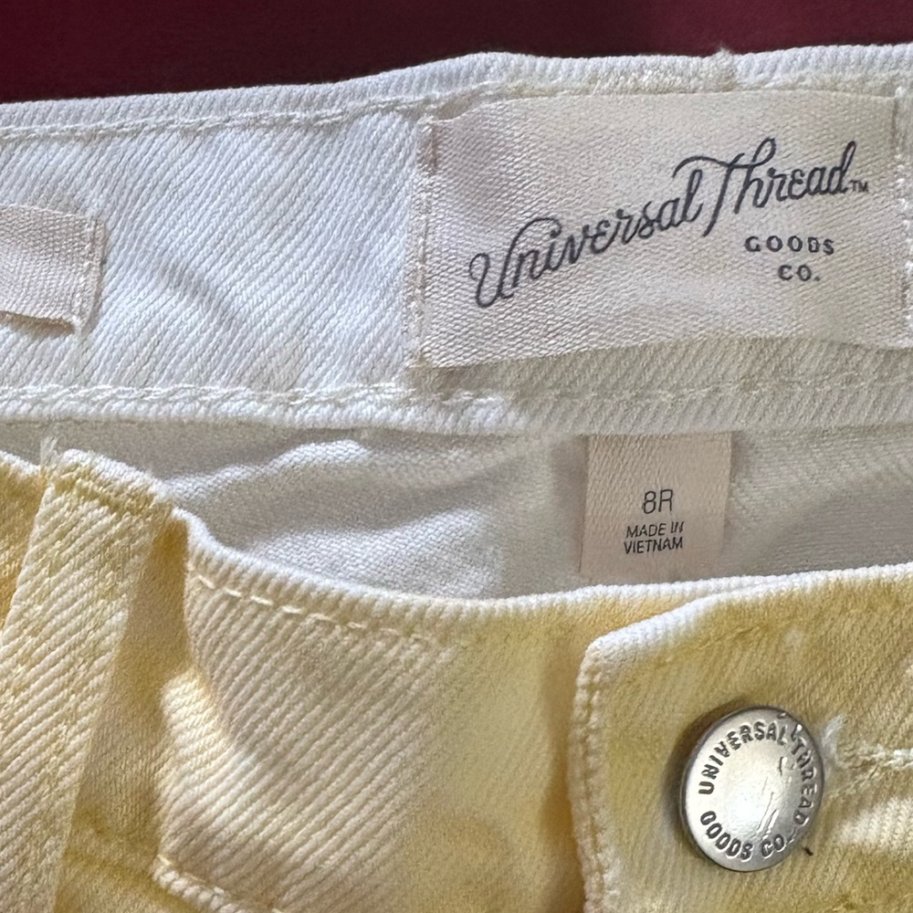 nwt- Universal Thread Basic Yellow Jeans
Five poc… - image 8